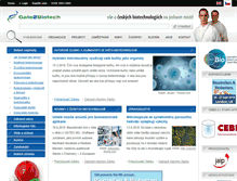 Tablet Screenshot of gate2biotech.cz